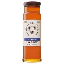 12 Ounce (Pack of 1) Lavender Savannah Bee Company Honey - Pure Natural Organic Raw Honey - Prem, 1