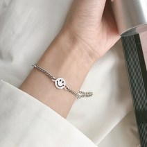 톰앤토미s 스마일 하트 체인 팔찌