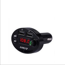 주행충전기 자동차 블루투스 5.0 FM 송신기 MP3 플레이어 무선 핸즈프리 오디오 수신기 빠른 어댑터 듀얼, 07 X7