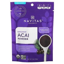 Navitas Organics 유기농 아사이 분말 113g(4oz), 4 온스