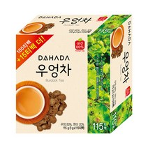 다하다 국산100% 우엉차 115티백 100티백 +15티백 더 1g, 115개입, 1개