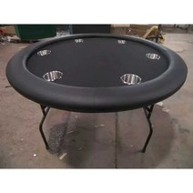 가정용 홀덤 테이블 원형 블랙잭 보드게임 포커 매트, 그린 패턴 120cm
