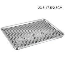 1 pc 스테인레스 드립 트레이 미니 냉장고 에어컨 자동차 기계에서 유출 누출을 잡는 데 이상적입니다., 23.5x17.5cm