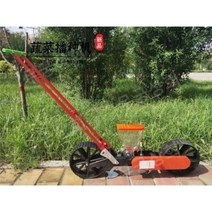 핸드 푸쉬 황금 파종기 2열 씨뿌리기 모종 이식기 서리태 콩 마늘 열무 시금치, 핸드푸시 1라인 레드(기간한정)
