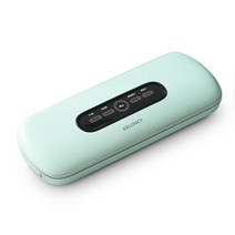 진공포장기 떡포장기계 무선 유선 2021 럭셔리 진공 실러 자동 탈기 장치 10 진공 백 주방 보관 및 주문 식품용 진공 포장기, 협력사, 연한 초록색, 230v 영국 플러그