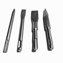 디월트충전함마드릴 밀워키 4PCS SDS-PLUS amp Square Shank 150mm 길이 미니 전기 해머 치즐 콘크리트//벽/타일 슬롯 드릴링, [01] 라운드, [01] 150mm, 02 광장_01 150mm