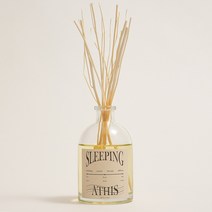 에이디스 슬리핑 천연 아로마 숙면 디퓨저 120ml, 슬리핑 디퓨저 120ml 단품, 섬유 리드스틱(화이트) 2p, 1개