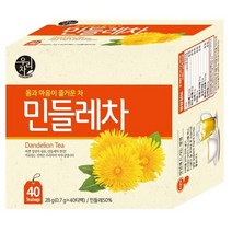 우리차 송원 깔끔하고 개운한 맛 민들레차 티백, 0.7g, 40개입x2개