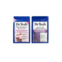 닥터틸즈 엡섬솔트 입욕제 1.36kg x 2-라벤더 핑크