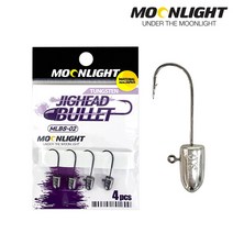 문라이트 불렛 텅스텐 지그헤드 MLBS-02 볼락 볼락바늘, 2.5g -8호