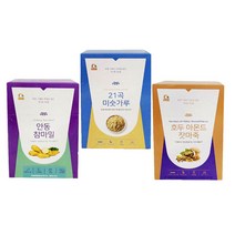 [트윈스몰] 2+1 간편하고 맛있게 즐기는 식사 대용식! (안동 참마밀+21곡 미숫가루+호두 아몬드 잣 마죽) 총3개구성 스틱형 13포씩, 1세트, 21g