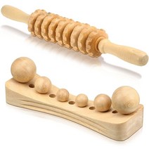 장요근마사지 스텝박스 풋스트레칭나무 마사지 도구 2 개/세트 안티 셀룰 라이트 기계 림프 롤러 근육, 01 2Pcs-Set Massager