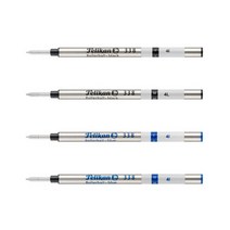 펠리칸 338 수성펜심 롤러볼심 수성펜리필, 블루M