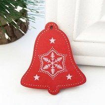 트리 장식 소픔 데코 용품 5pcs 눈꽃종 레드