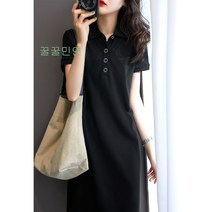 꿀꿀민연 차이나 반팔 스포티 원피스 여름 원피스
