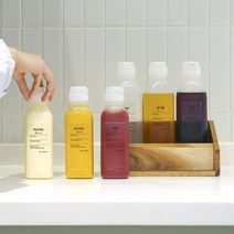 미니리빙 흐르지 않는 소스통세트, 300ml 2개 + 500ml 2개 + 라벨스티커1장
