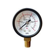 삼성계기 일반 압력계 A형 40파이, 6bar