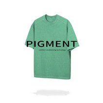 LAINE 피그먼트 오버핏 반팔티