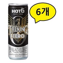 핫식스 더킹 제로 355ml, 6개