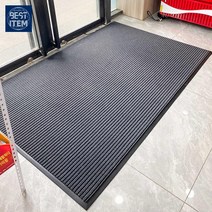 먼지제거하는 도어 로비 카펫 발 호텔 매트, 90X180cm, 회색