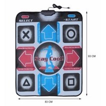 CAICHEN 스텝매니아 가정용 홈트 디디알 펌프게임 실내운동기구, 컴퓨터USB싱글 댄스 담요, 1개