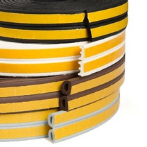 abs도어 5 미터 웨더 스트립 씰 스트립 개스킷 창 하우스 씰링 탄성 테이프 edpi, 회색, 전자 --- 4x9mm, 5m