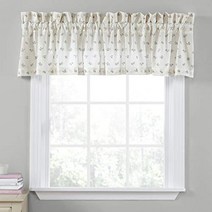 Laura Ashley Home | Harper Collection | Stylish Premium Hotel Quality Valance Curtain Chic Decorati, 1