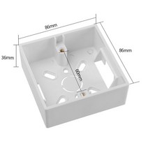 가정용 스마트 조명 스위치 60 분 카운트 다운 머 10A 로터리 홈 오토메이션 커버, 2box