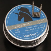 호환제품 30 개/몫 융합 된 Clapton 50pcs/20pcs/10 조리개 Prebuilt 코일 Premade 트위스트 마스터 저항 M, 09 Ni80Juggernaut_01 10PCS