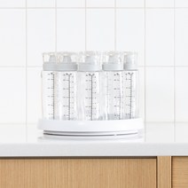 시노글라스 실리콘 오일병 300ml, (세트)라이트그레이_시노글라스11P+회전트레이(소)1P