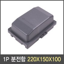국산 1P 분전함 220X150X100 단자함 전기함 노출회로함 /미화, 1