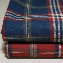 자투리 북유럽스타일 타탄체크 택1, 북유럽스타일 타탄체크 네이비