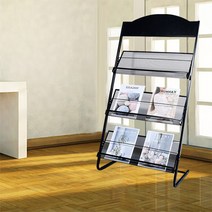 데코스토어 L형 카탈로그스탠드 카다로그거치대 AP607 리플렛 전단지 잡지꽂이, AP607-63(가로 63cm)
