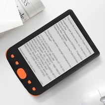 이북리더기 전자책 휴대용 전자 책 리더 터치 잉크 스크린 6 인치 8G 종이 DOC 공부 PDF 검토 TXT 소설, 유일한 전자책 리더, 주황색, 2.만 전자 책 리더 - orange
