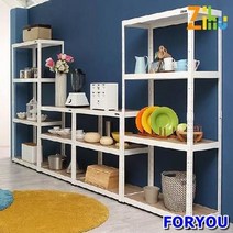 Foryou138 지후 빅사이즈 앵글선반 7단 앵글 철제 선반 조립식, 화이트, 상세페이지 참조