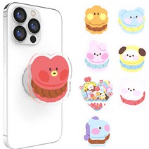 디핏 BT21 미니니 스위티 아크릴 톡 치미 쿠키 코야 망 알제이 슈키 타타 그룹 그립톡 스마트톡, 그룹+디핏 그립톡 증정
