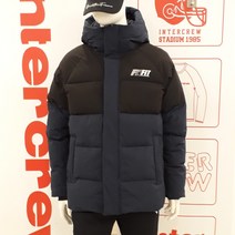 인터크루 공용)상단배색 숏패딩점퍼 ITT4UO33G