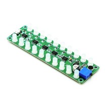 카오디오 레벨메타음향 감지 스펙트럼 오디오 전력 증폭기 레벨 미터 LED 표시기 플래시 멜로디 라이트 사, 03 green color