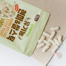 맘스스낵 유기농 현미 쌀스틱 40g 뻥튀기 아기과자 쌀 떡뻥 유아 소근육발달