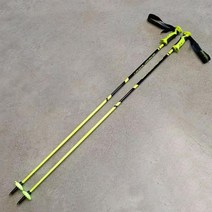 스키폴 풀카본 경기 소회전 스키 스틱 초경량 다양한길이 스키폴대, 형광그린, 105cm