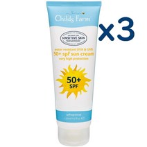 차일드팜 키즈 베이비 썬크림 SPF50 + 민감성 피부용 125ml X3팩