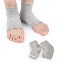 디엠몰 젤 보습양말 풋케어 발뒤꿈치, FREE, 그레이