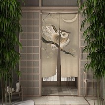 동물 문 커튼 중국어 잉어 호랑이 표범 새 파티션 화면 복도 입구 출입구 일본 방 장식, CTS00352+80x150cm