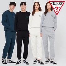 게스 MM3K9130 유니 원형로고 조거팬츠