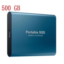 고속 M.2 SSD 500GB 1TB 2TB 4TB 휴대용 8TB 외장 솔리드 스테이트 -C USB3.1 노트북 PS4 용 모바일 하드 드라이브, [22] 500GB Blue