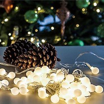 LED 50p 2센치 구슬 전구, 컬러