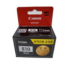 캐논 Pixma MP496 정품잉크 검정 9ml PG810 IP2770 IP2772 MP237 MP245 MP258 MP268 MP276 MP287 MP486, 본상품선택, 본상품선택