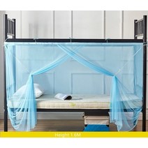 벙커침대 성인 초등학생 낮은 침대 2층침대 프레임 어린이 이층침대 수납침대 공주침대 원목침대 침대책상 솔리드 컬러 홈 기숙사 모기장 지퍼 간단한, f 높이 1.6m, 1.2m(4피트) 침대