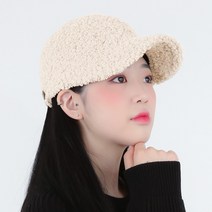라핑 소보루 뽀글이 볼캡 남여공용 겨울 부드러운 캡 모자