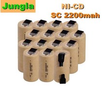 전동 공구 100 새로운 충전식 배터리 SC 12V 2200mAh 니켈 카드뮴 전동 공구 Akkumulator 315eEA9e7, 01 1PCS SC 1.2V